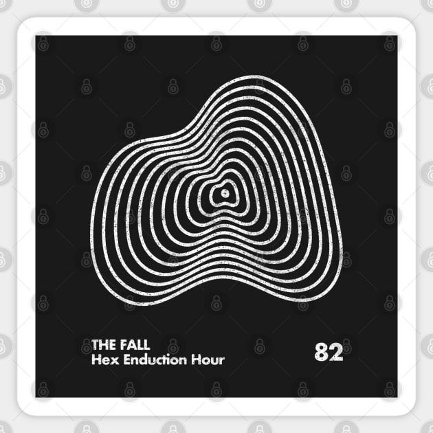 The Fall / Hex Enduction Hour / Minimal Graphic Design Tribute Sticker by saudade